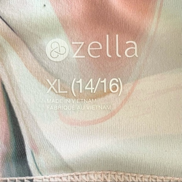 Zella Girls Live In High Waist Ankle Leggings Green Mountain Maggie Marble - XL - Picture 5 of 7